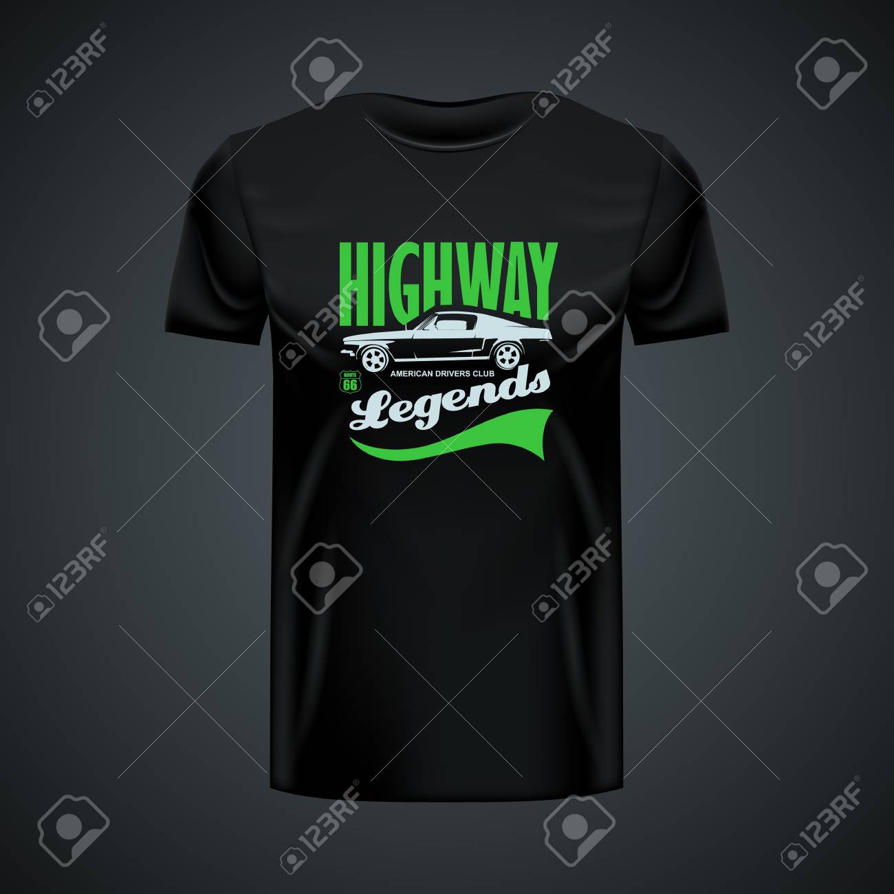Download Vintage Car T Shirt Mockup High Resolution Vector Royalty Free Cliparts Vectors And Stock Illustration Image 113815547