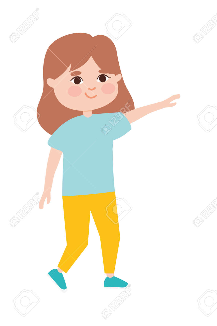 Cartoon Girl Standing Royalty Free SVG, Cliparts, Vectors, and Stock  Illustration. Image 171754016., image size:867x1300