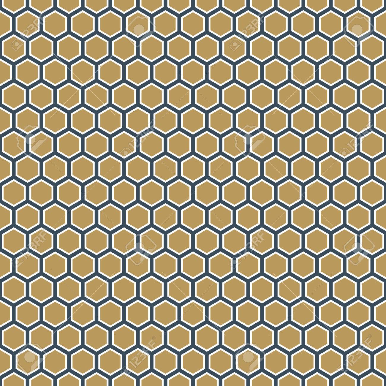 seamless hexagonal honeycomb pattern texture background black honeycomb pattern vector