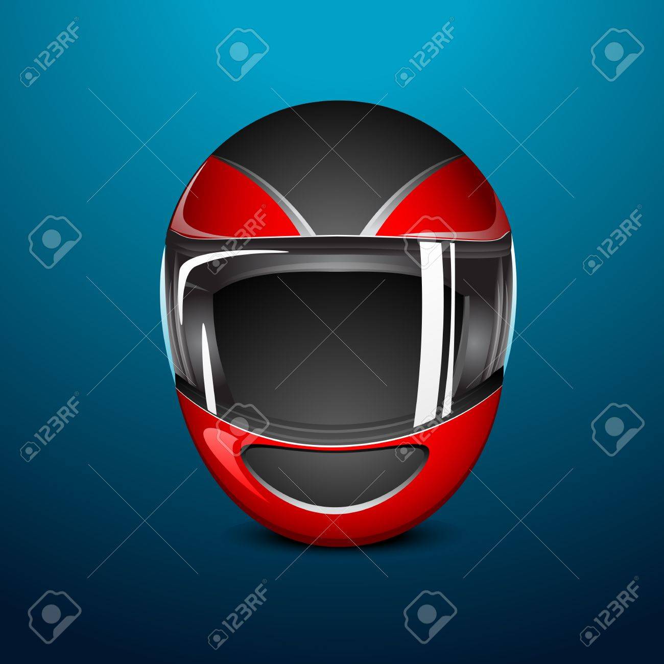 バイクのヘルメットの抽象的な背景の図のイラスト素材 ベクタ Image