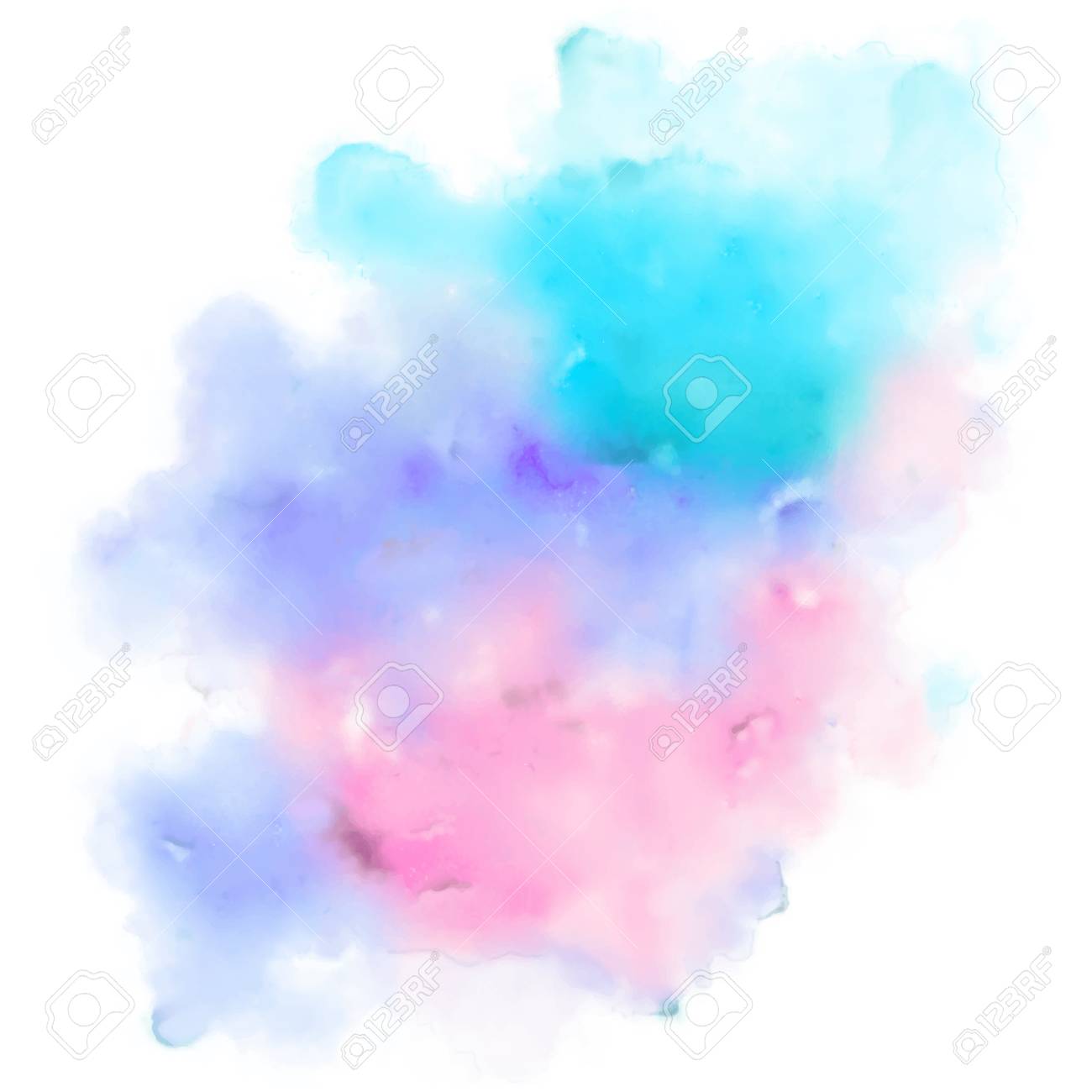 Illustration Of Abstract Colorful Watercolor Background For