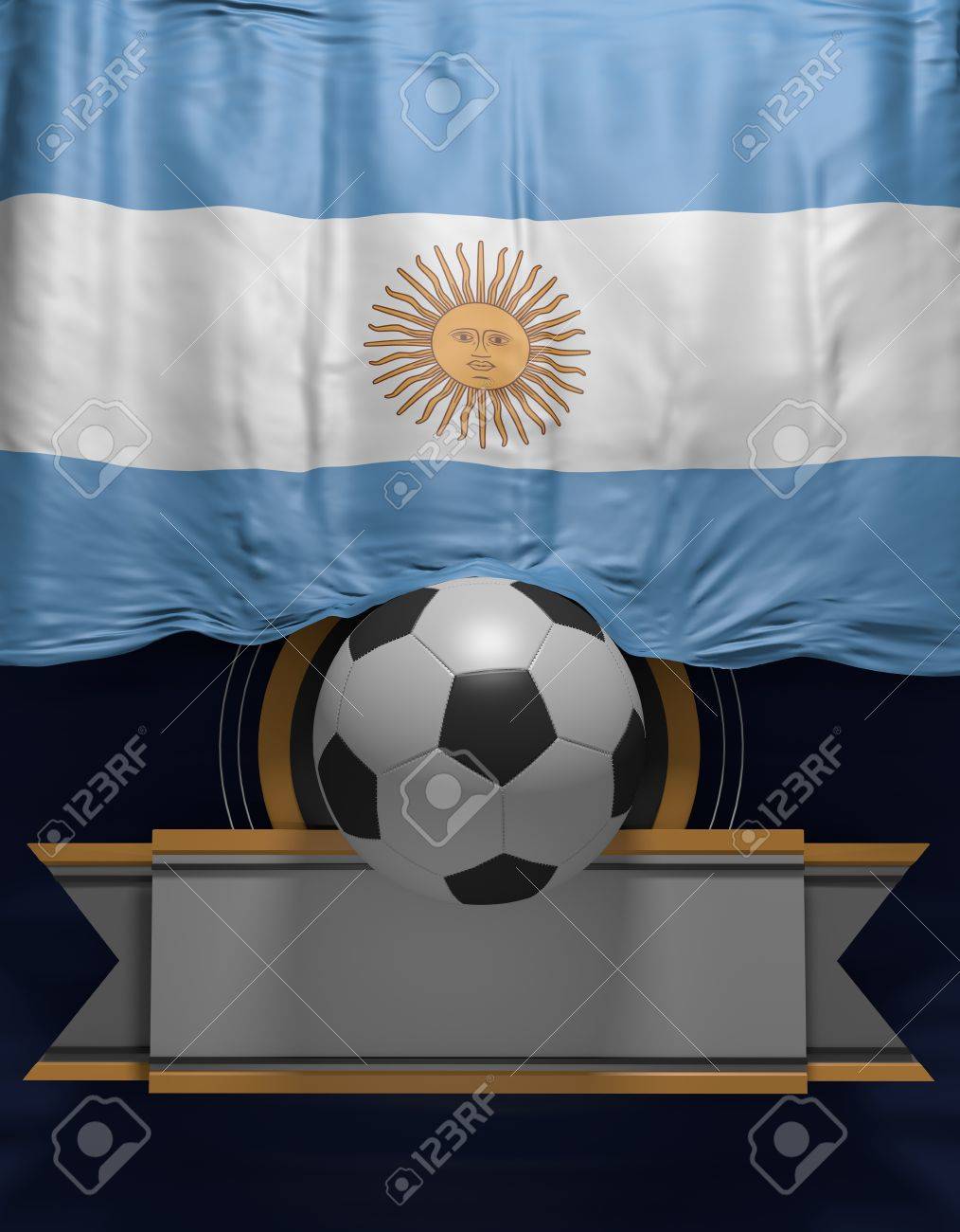 soccer ball football flag