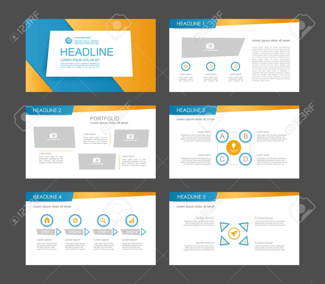 infographic elements for presentation templates. leaflet, annual infographic elements for presentation templates. leaflet, annual, Report Presentation Template, Powerpoint templates