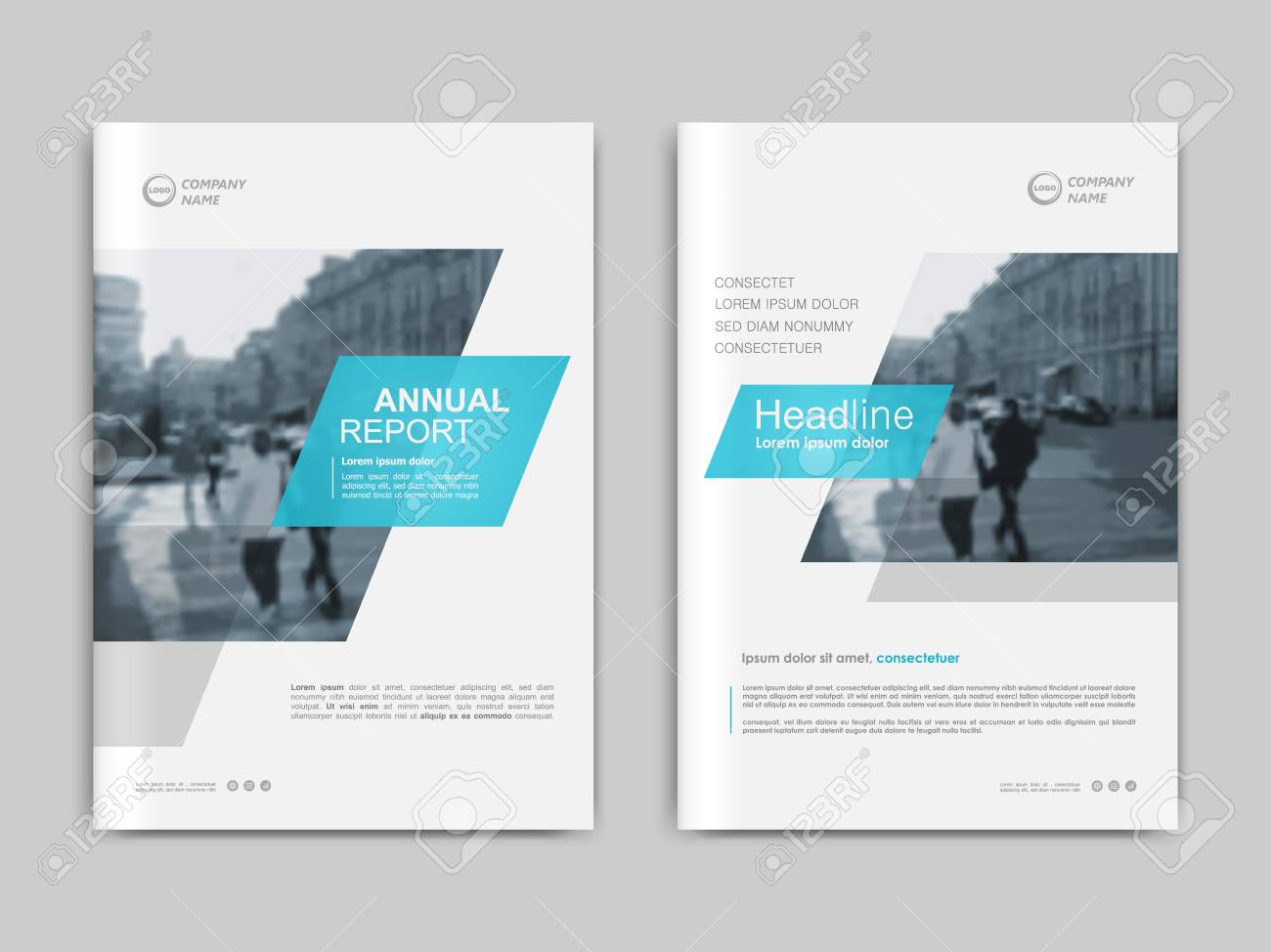 annual report presentation brochure front page report front page report
