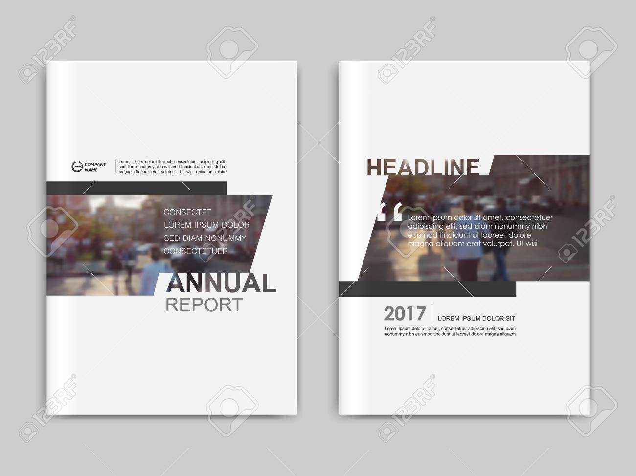 annual report flyer presentation brochure front page report front page report