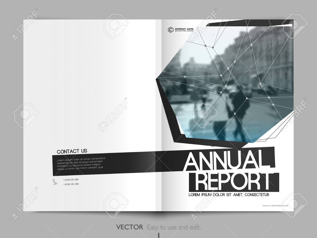 minimalist cover design layout