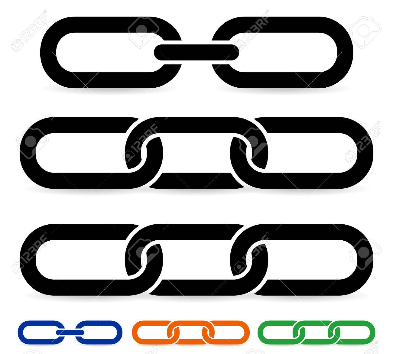 Vector Illustration Of Chain Link Shapes With Different Geometry. Royalty  Free SVG, Cliparts, Vectors, and Stock Illustration. Image 36351411.