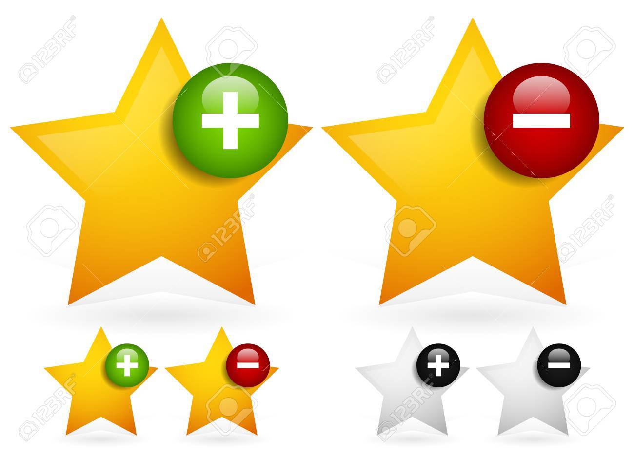 vector illustration of stars