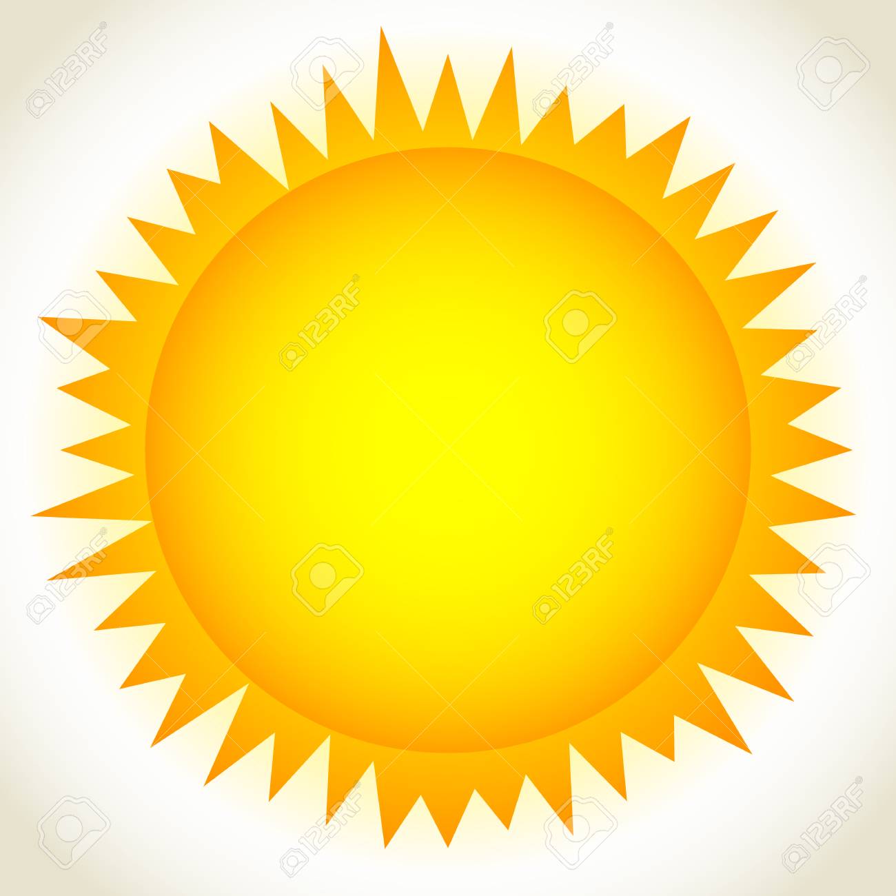 Sun Graphics Clip Art Isolated On White Stock Photo Picture And Royalty Free Image Image