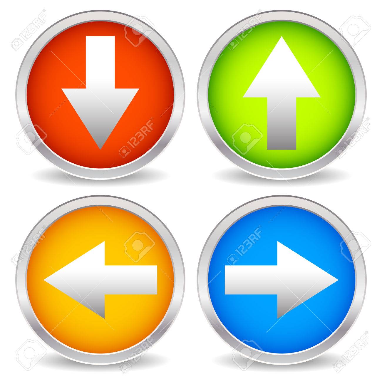 上向きの矢印アイコンは 左し 右します ベクター グラフィック の