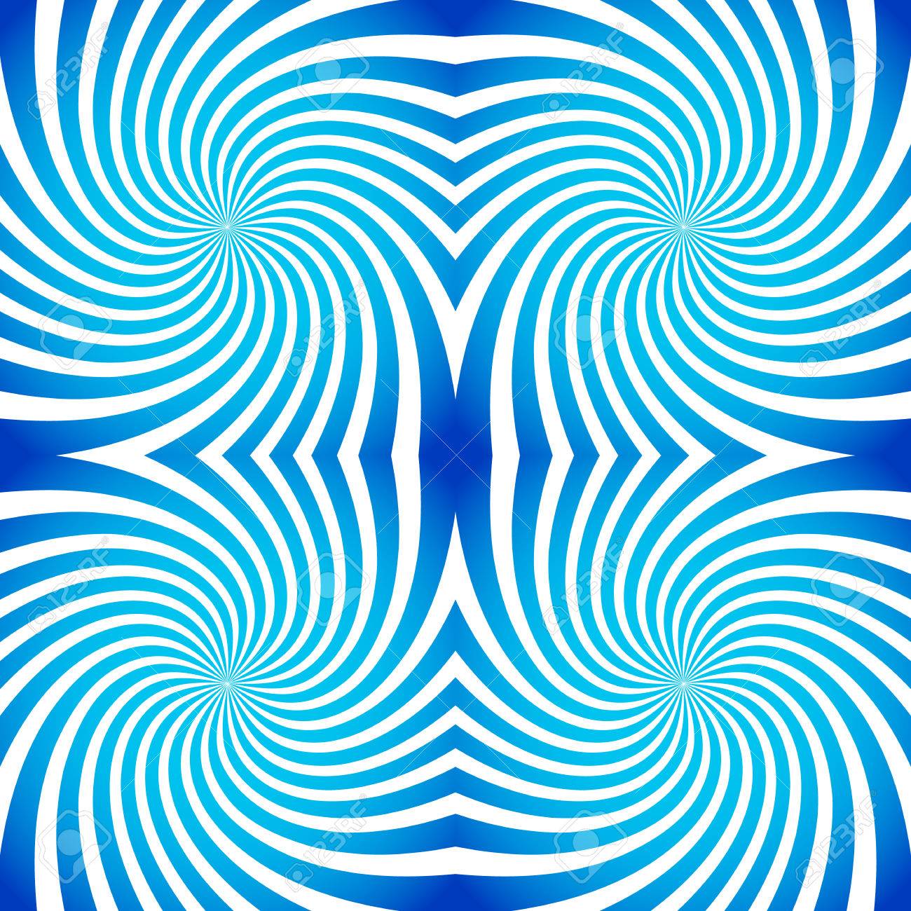 Specchio Riflesso Sfondi Spirale Modello Senza Soluzione Di Continuità Ripetibile - 