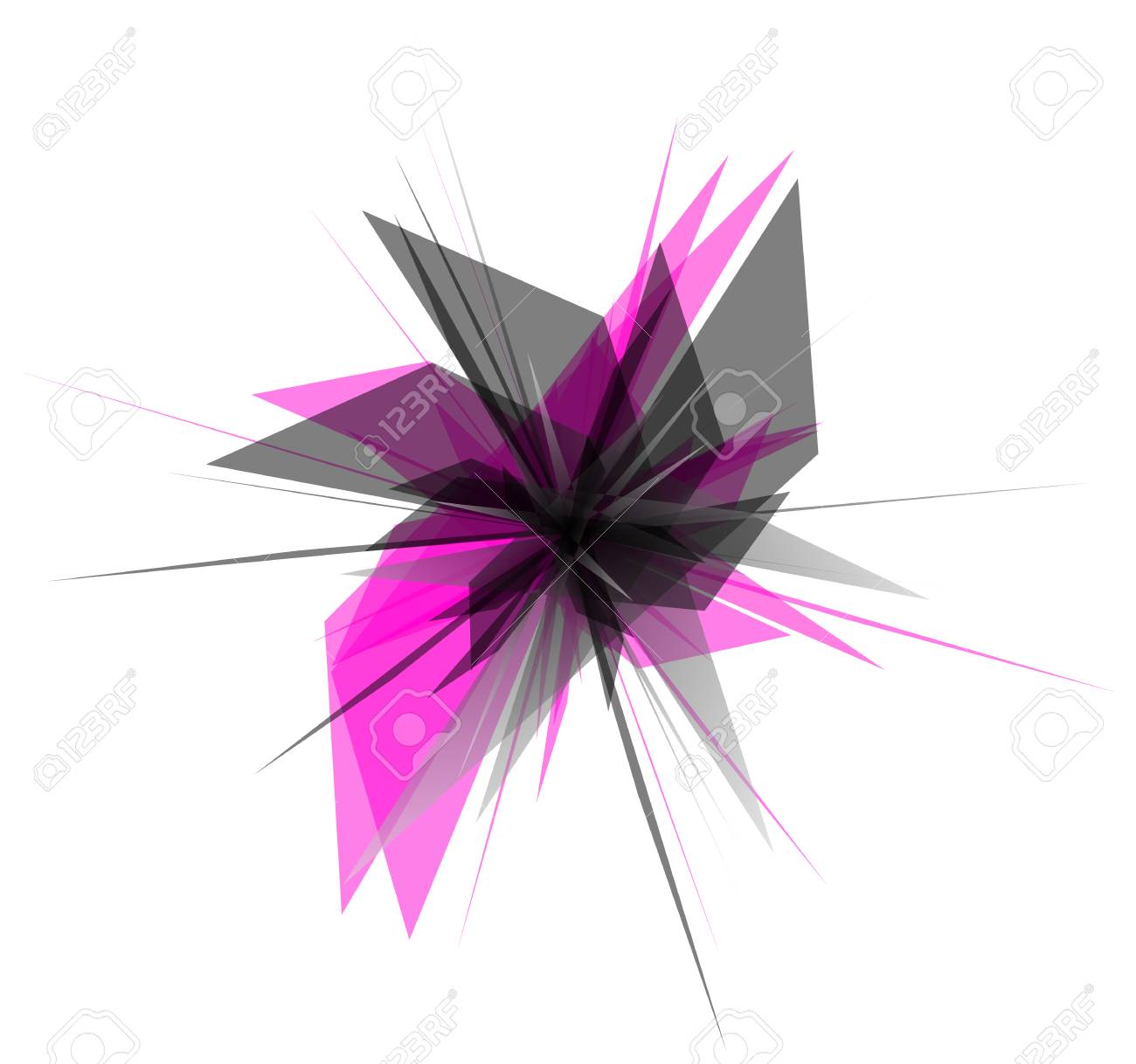 abstract edgy geometric graphics shatters splinters abstract