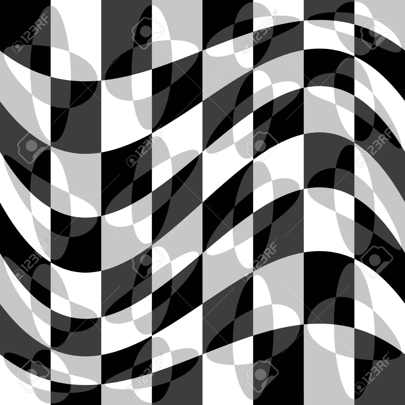 리플, 물결 모양의 왜곡, 뒤틀기 효과와 형상 패턴. 추상 단색 질감 / 배경 로열티 무료 사진, 그림, 이미지 그리고 스톡포토그래피.  Image 58892632