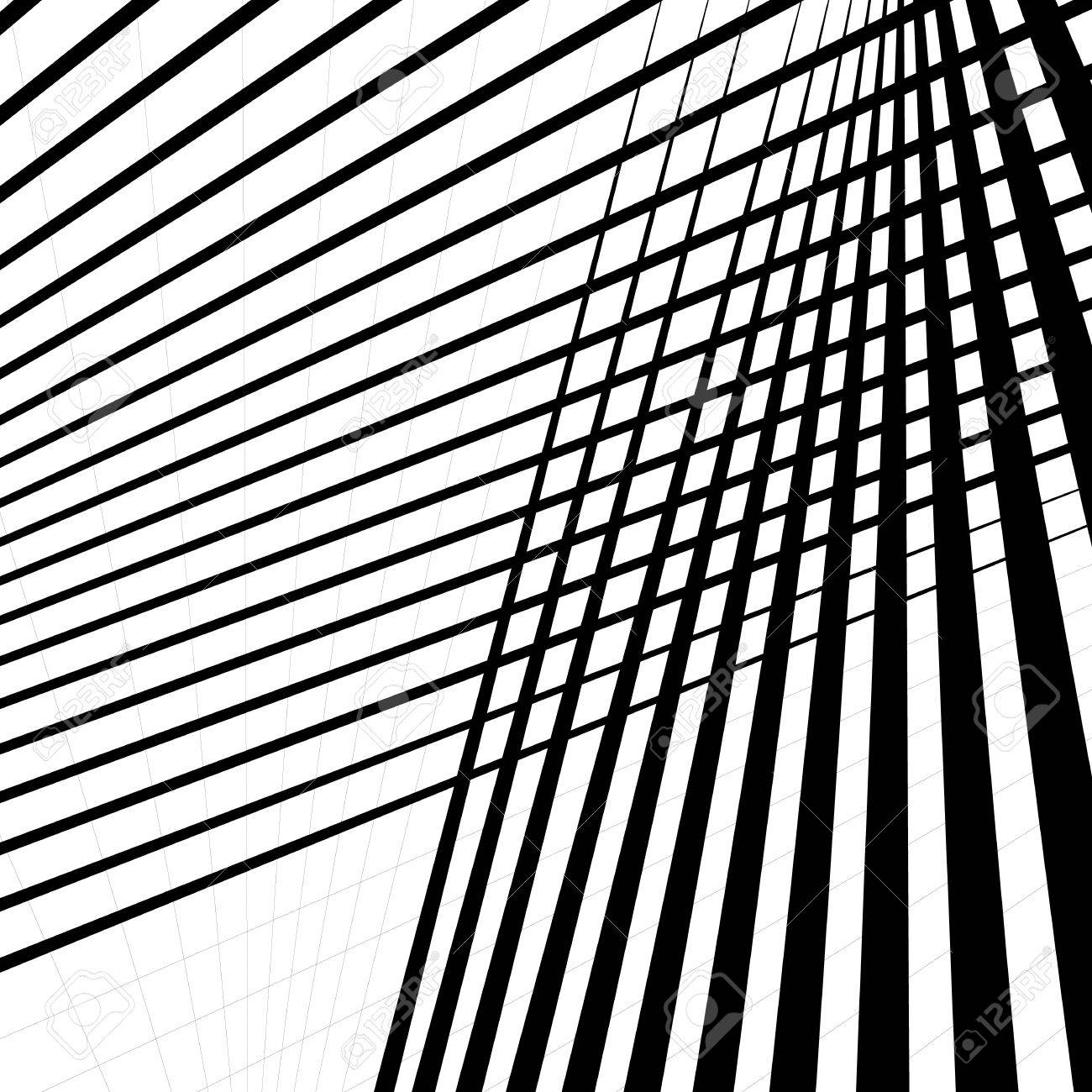 モノクロのテクスチャー ランダム図形 線 とモノクロのパターン 抽象的な幾何学的な図 のイラスト素材 ベクタ Image