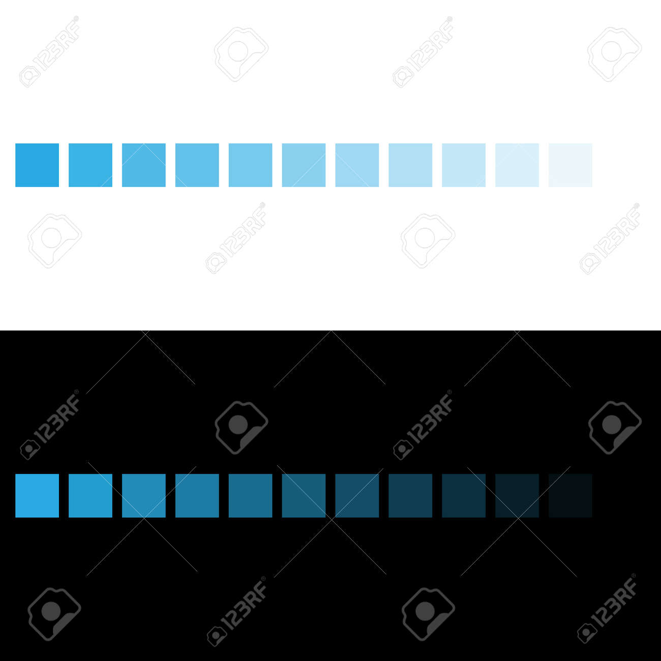 se desvanece el color azul