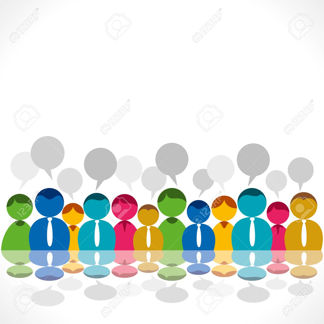 チームワークや人々 のグループのイラスト素材 ベクタ Image