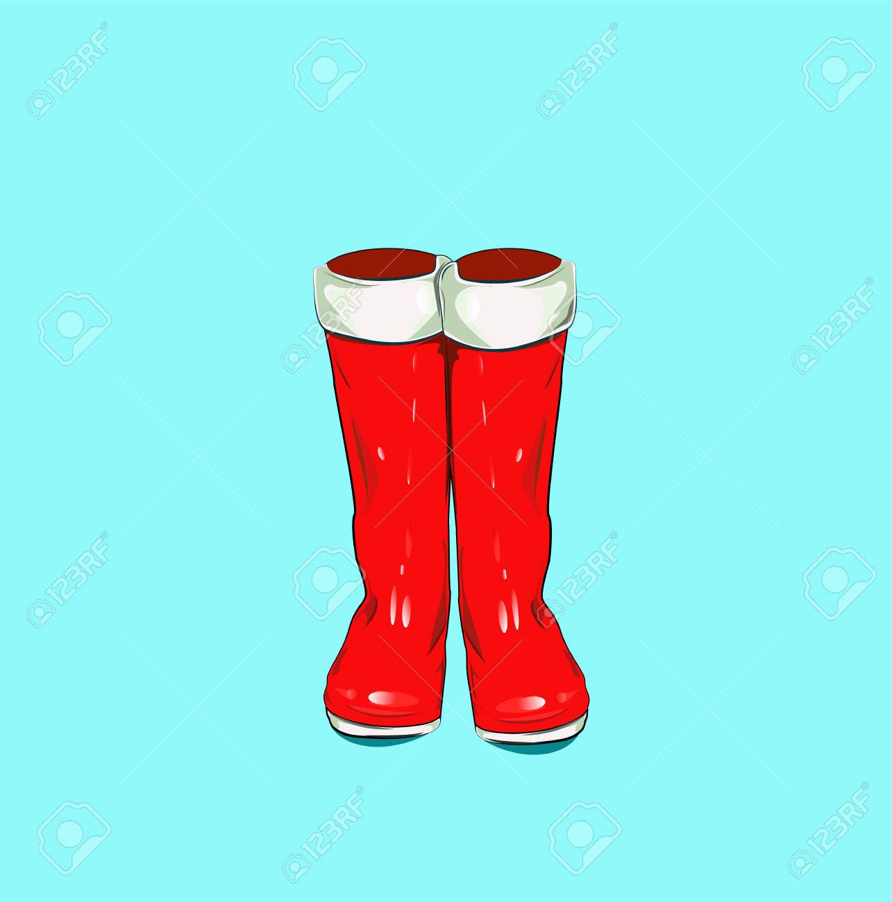 botas rojas