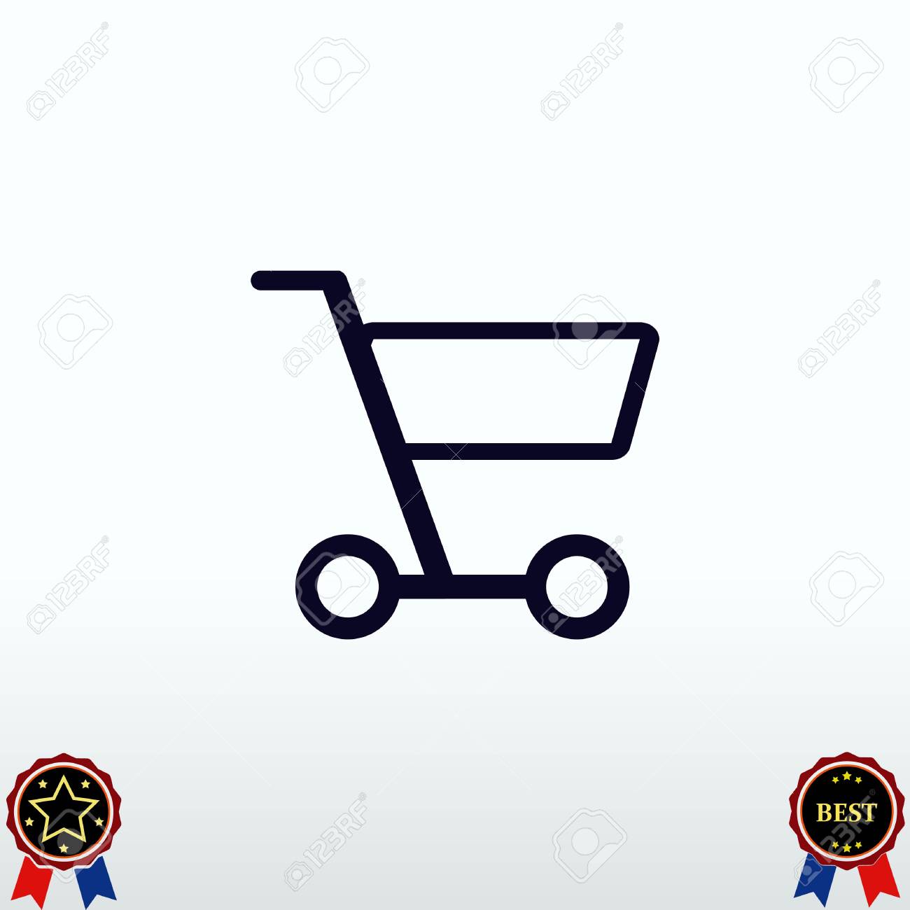 ショッピング カート カート アイコンのイラスト素材 ベクタ Image