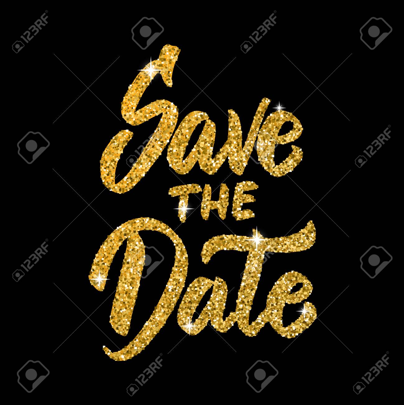 save the date hand