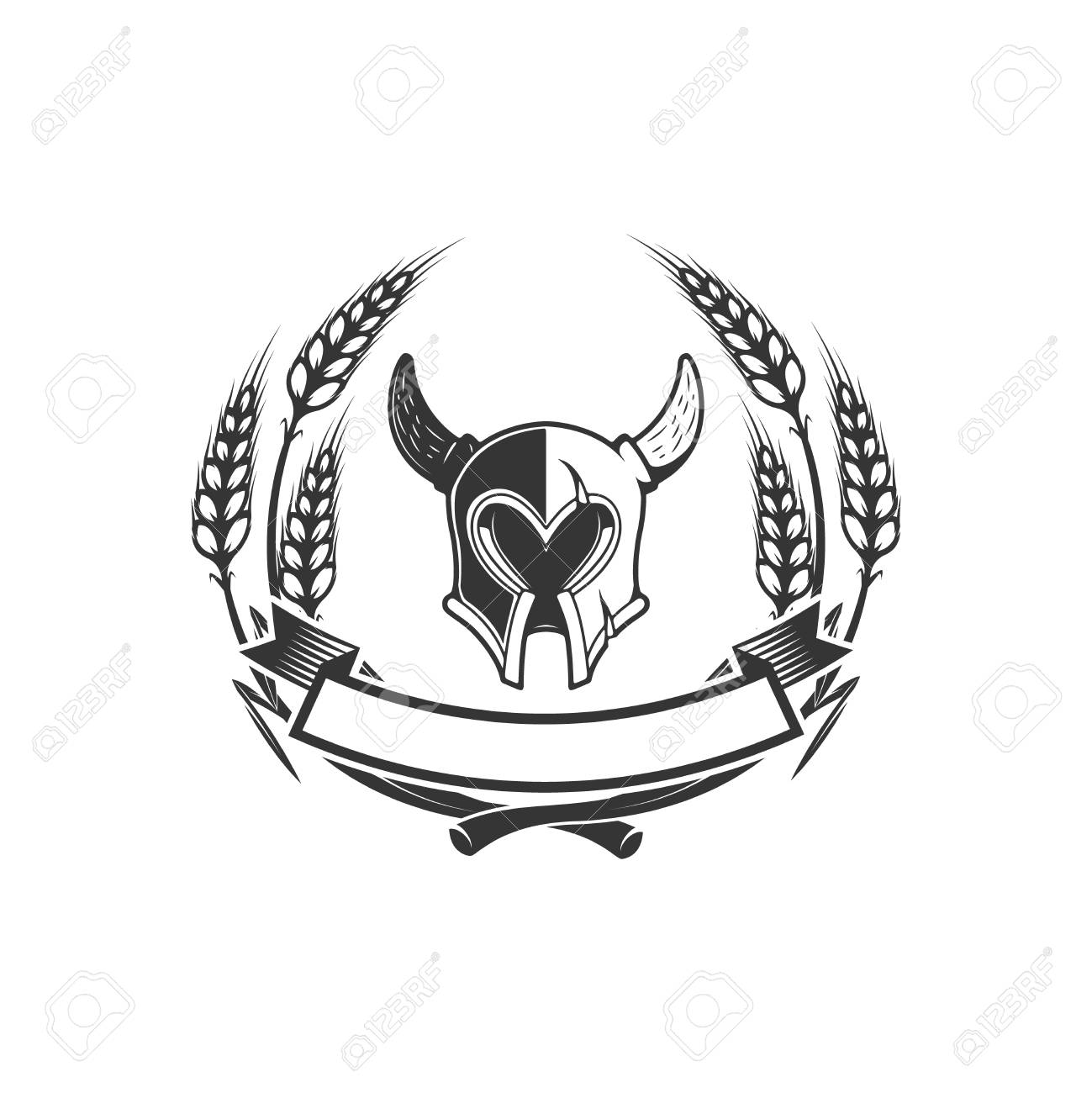 knights emblem template with