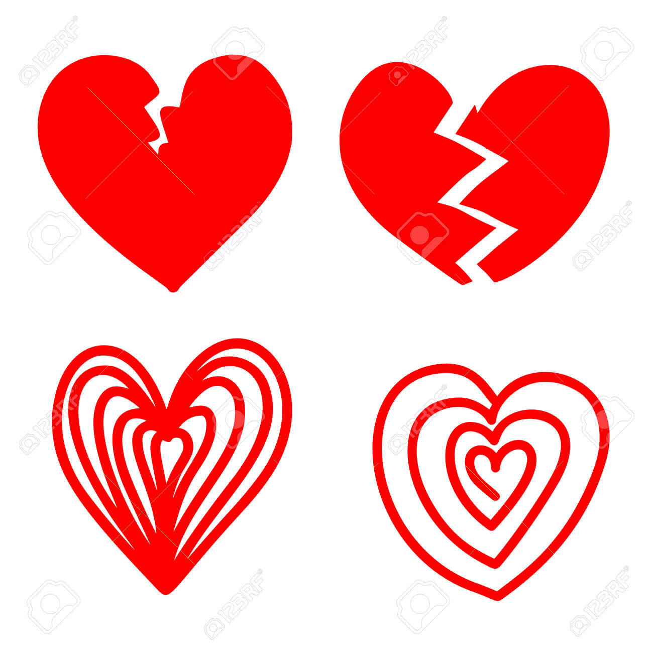 Set of illustrations of doodle hearts. Design element for poster, card, banner, sign, emblem. Vector illustration - 171212878 Set of illustrations of doodle hearts. Design element for poster, card, banner, sign, emblem. Vector illustration - 171212878