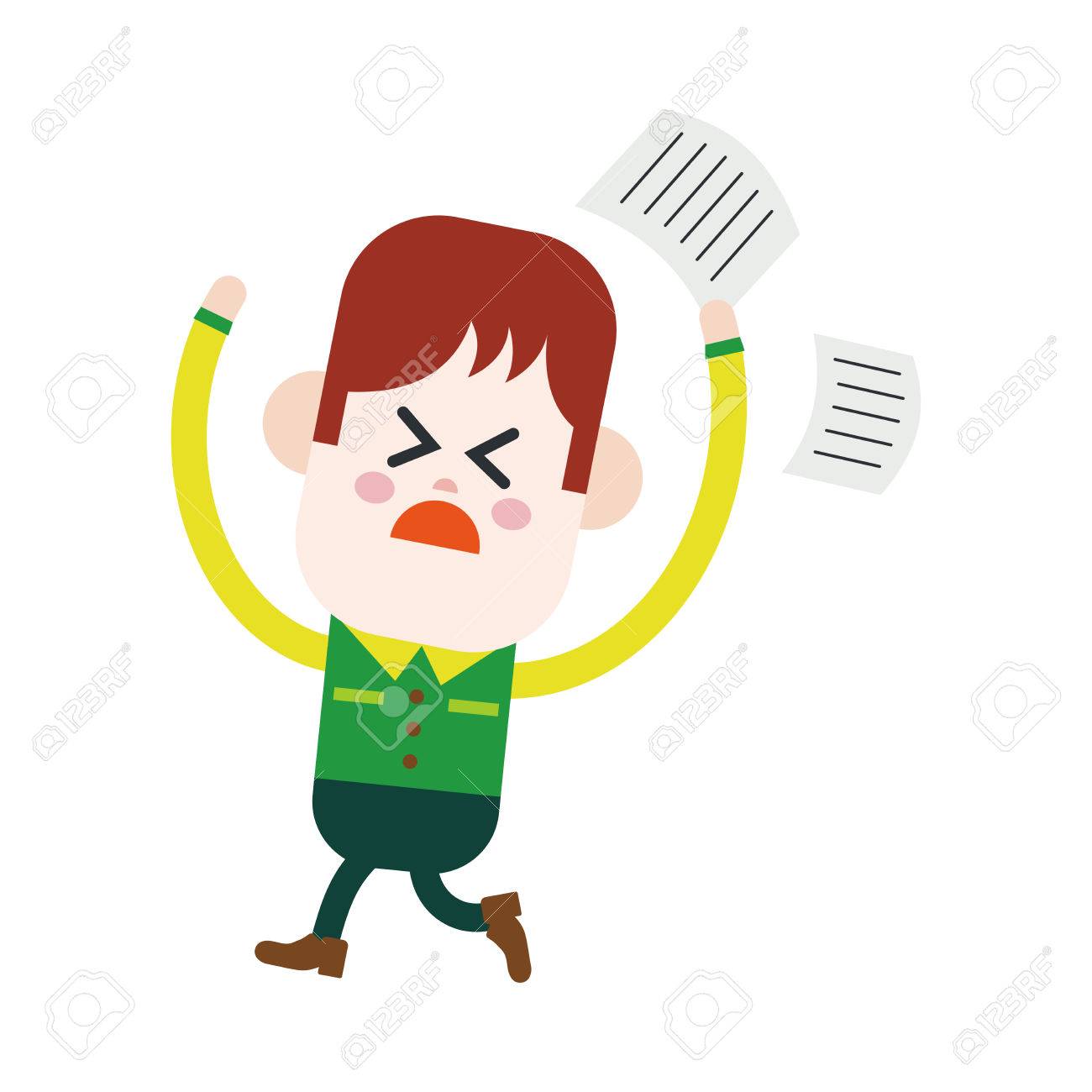 文字イラスト デザイン 少年感覚イライラ漫画 Epsのイラスト素材 ベクタ Image