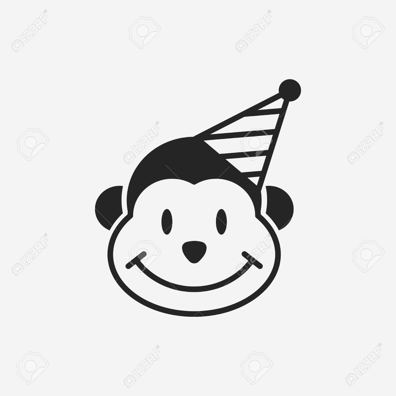 誕生日キャラクター アイコンのイラスト素材 ベクタ Image