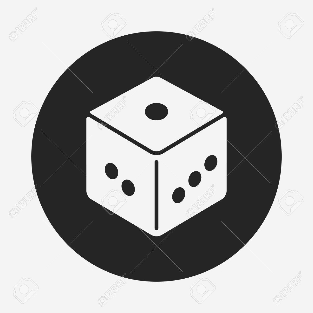 サイコロのアイコン のイラスト素材 ベクタ Image