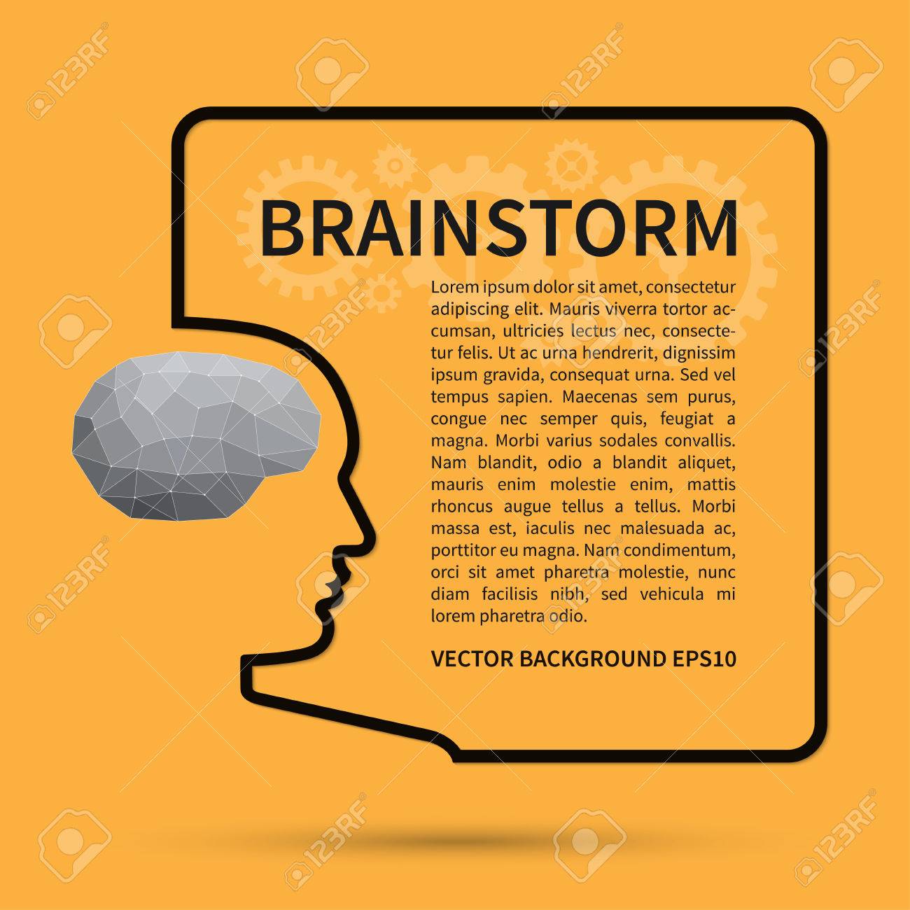 Brainstorm Creative Thinking Business Idea Background Concept Royalty Free Cliparts Vectors And Stock Illustration Image 45326824