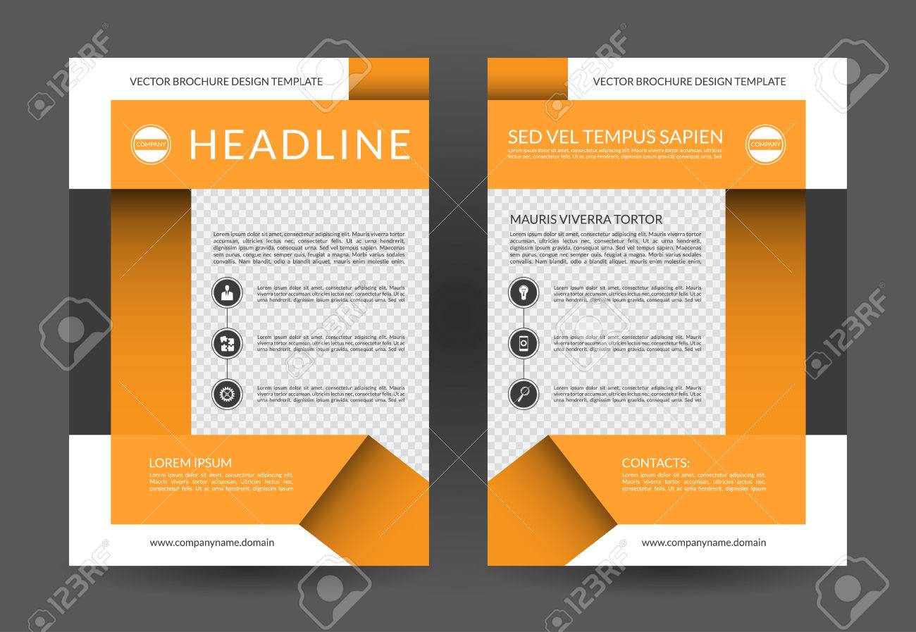 annual report brochure flyer layout template a4 size front flyers layout template free