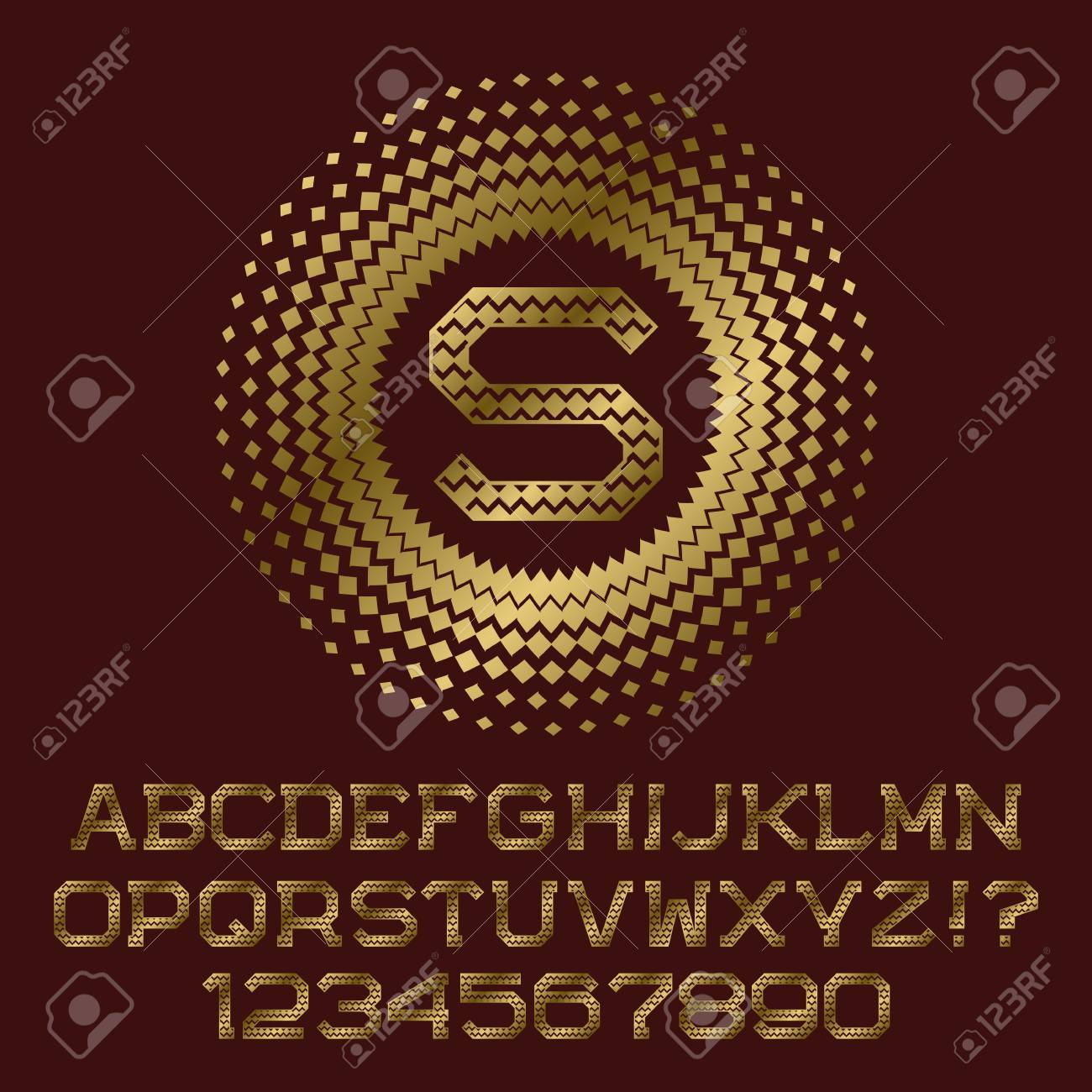 ロンバスは 最初のモノグラムで金の文字と数字をパターン化しました アイコンデザインのための美しいフォント 孤立した英語のアルファベット 数字 のイラスト素材 ベクタ Image ロンバスは 最初のモノグラムで金の文字と数字をパターン化しました アイコンデザインのための美しいフォント 孤立した英語のアルファベット 数字 のイラスト素材 ベクタ Image