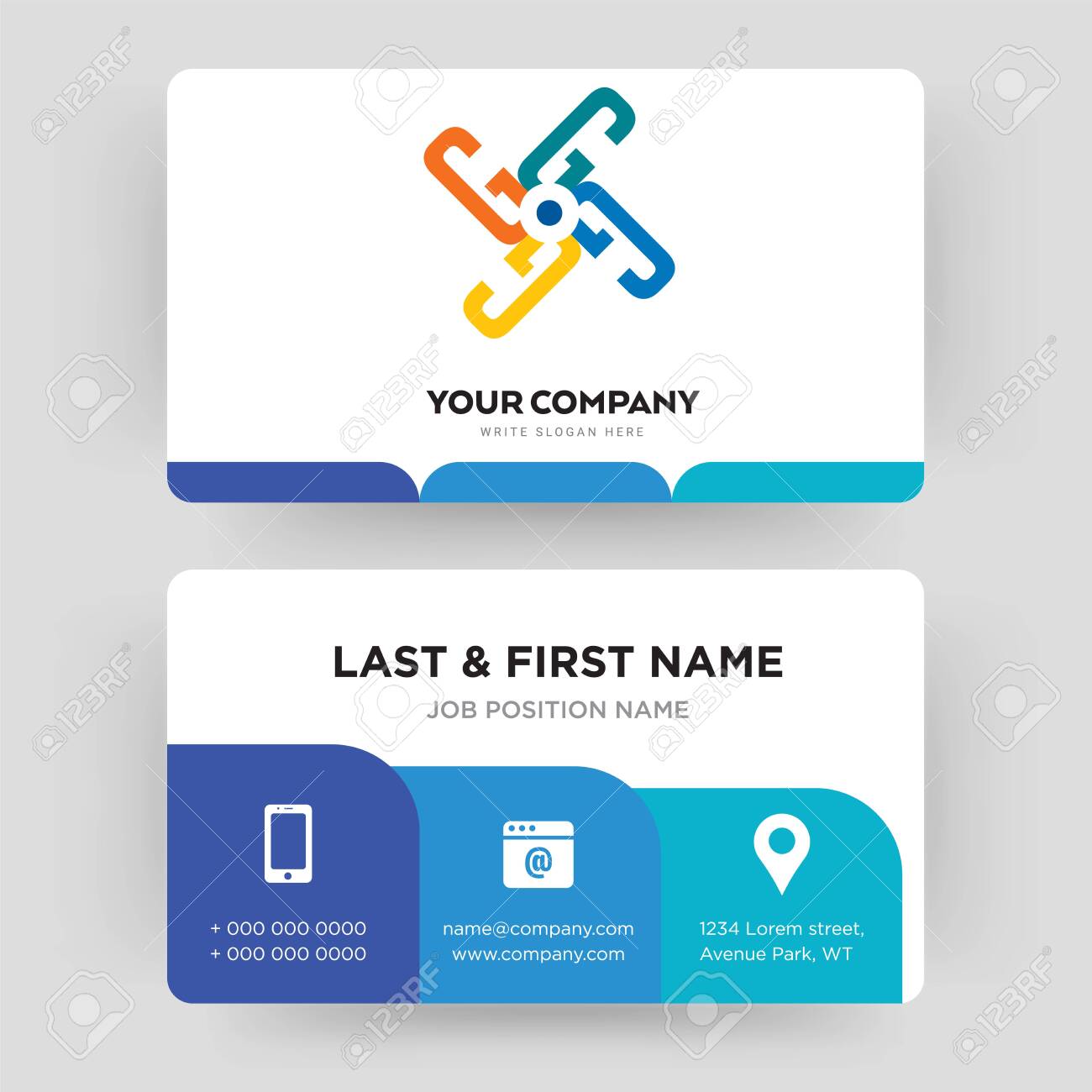 Generic, Business Card Design Template, Visiting For Your Company