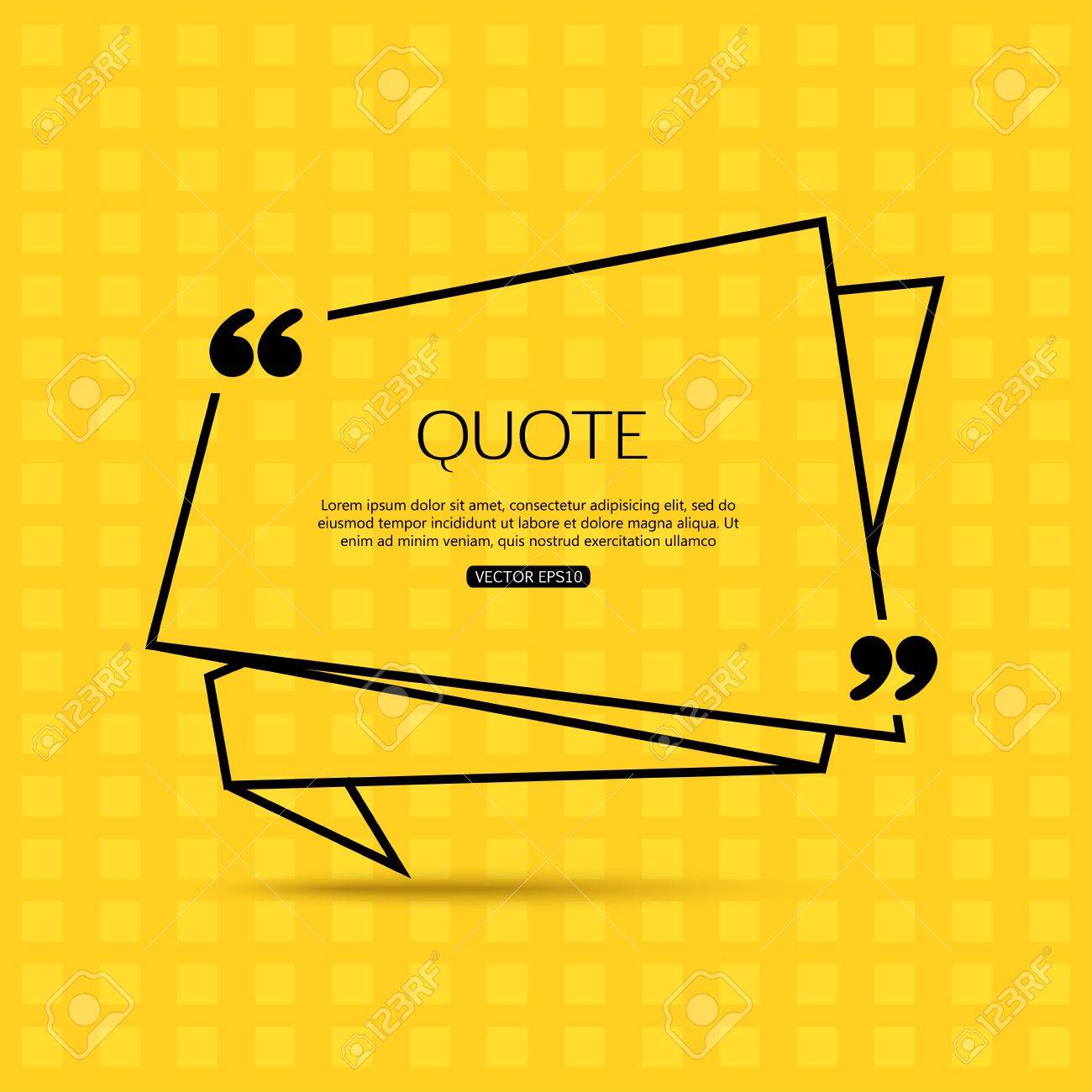 quote template for social networking business newspaper magazine