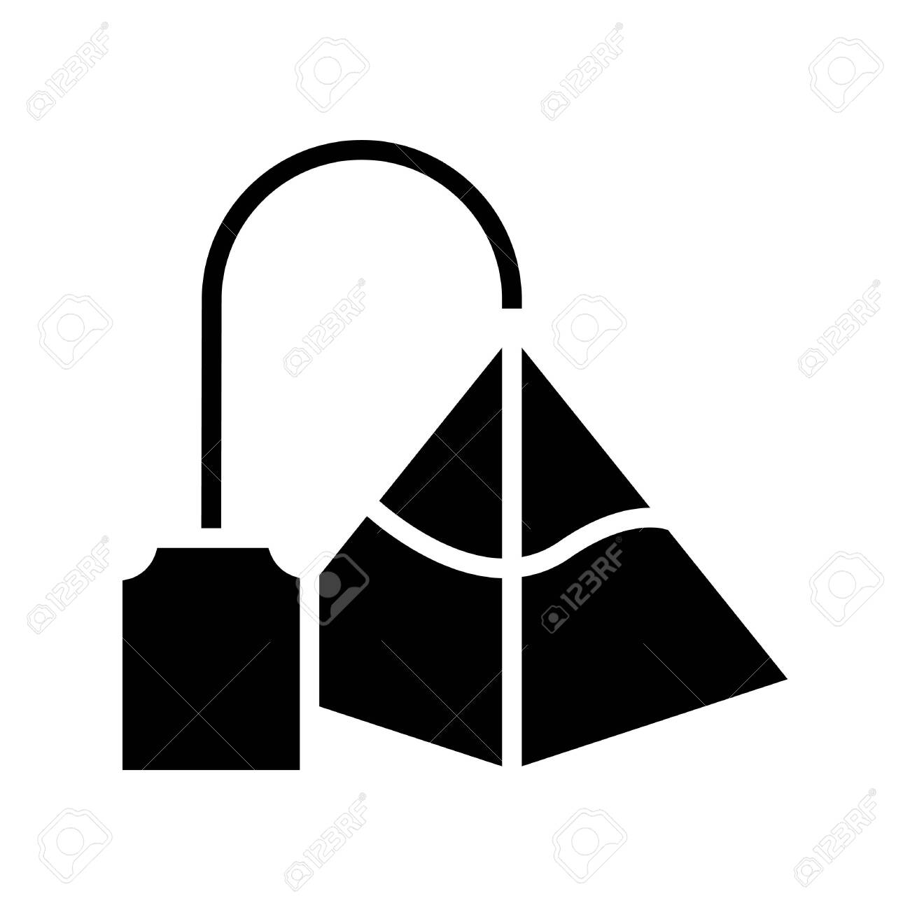 Download Pyramid Tea Bag Icon Vector Royalty Free Cliparts Vectors And Stock Illustration Image 127671478