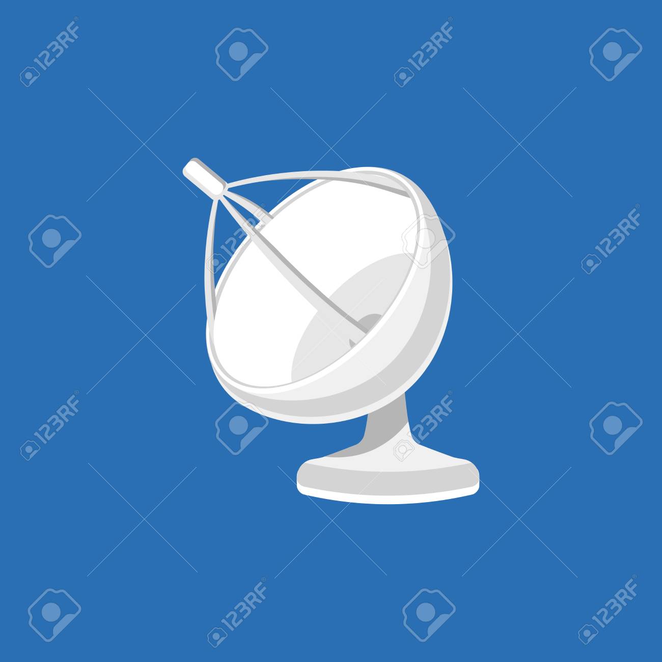 衛星放送受信アンテナ 衛星 Gps デバイス シンボル アンテナのアイコン ベクトル図を分離しました のイラスト素材 ベクタ Image