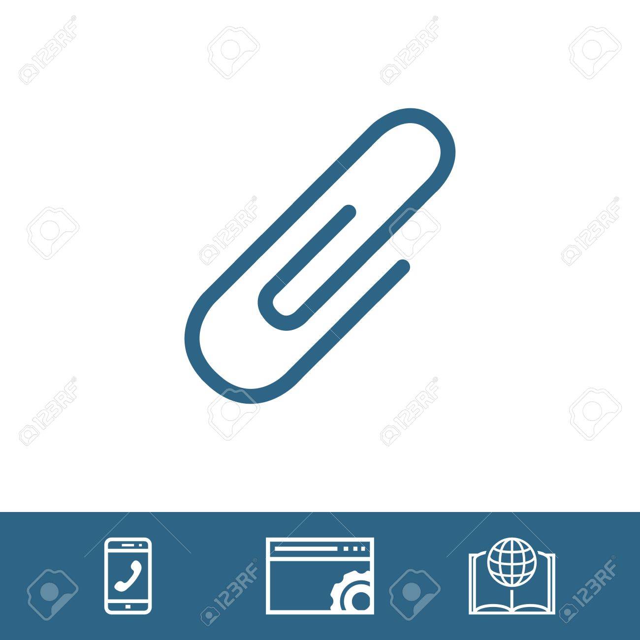 ペーパー クリップ アイコン株式ベクトル イラスト フラット デザインのイラスト素材 ベクタ Image ペーパー クリップ アイコン株式ベクトル イラスト フラット デザインのイラスト素材 ベクタ Image