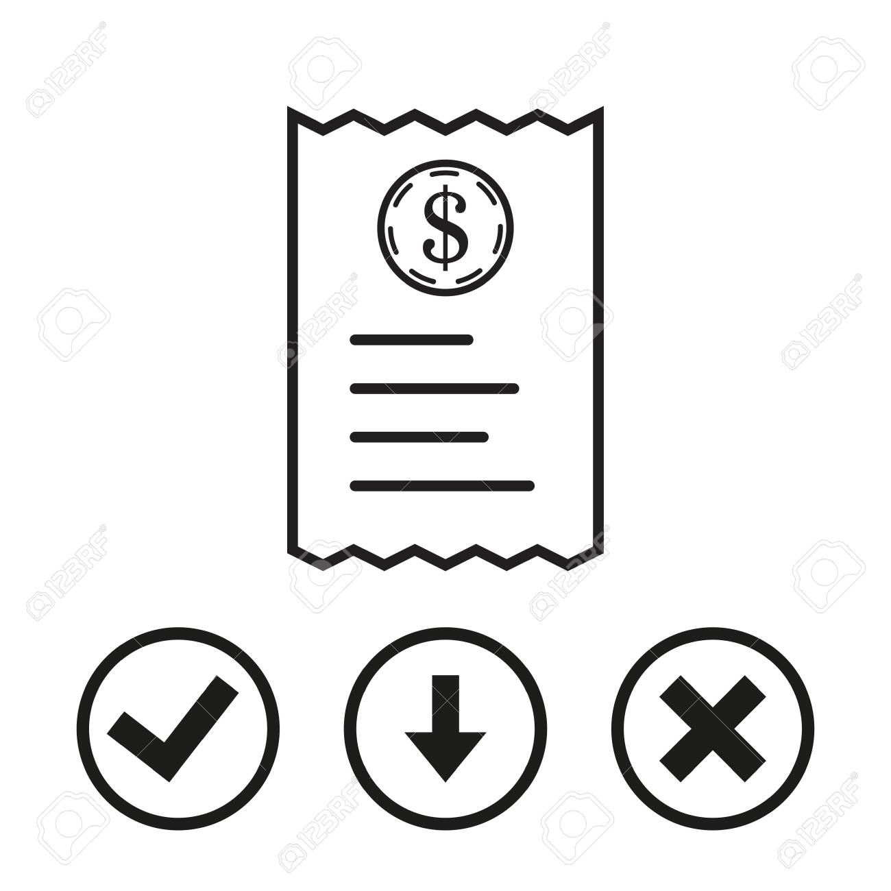 最高のイラスト画像 元の領収 書 イラスト