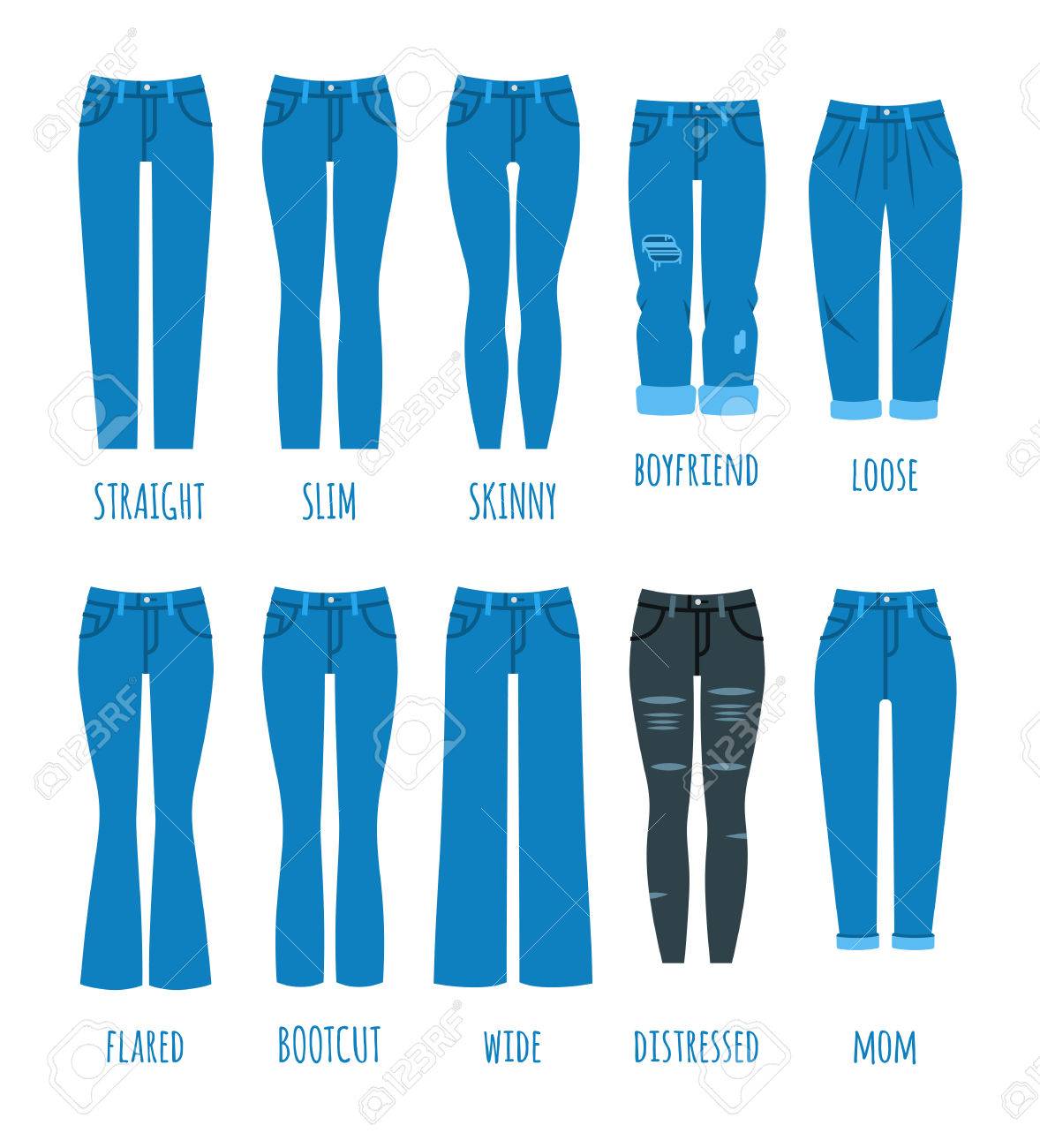 trendy jeans