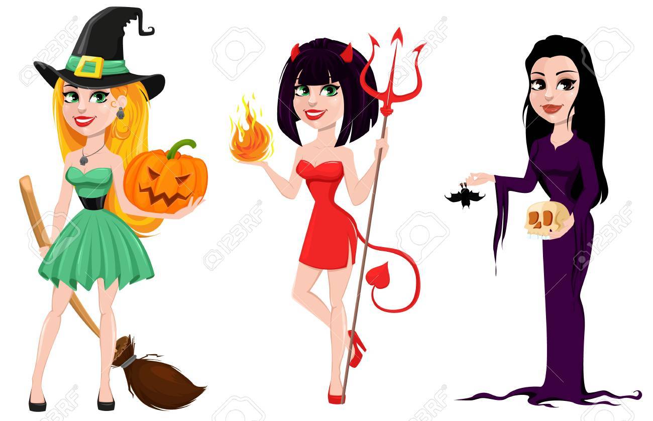 halloween set of three