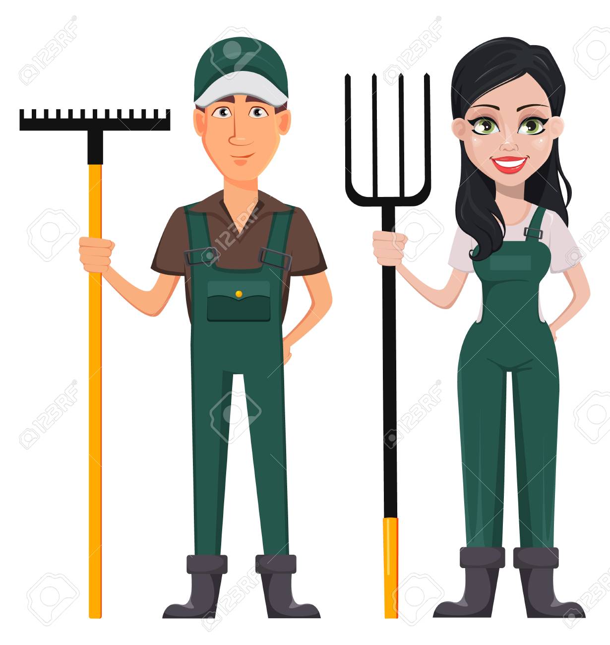 gardeners man and woman