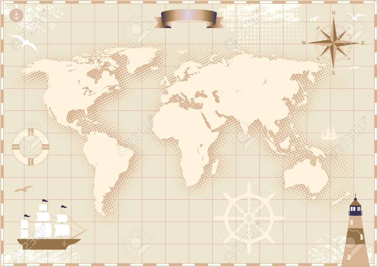 古い紙世界地図のイメージ のイラスト素材 ベクタ Image 古い紙世界地図のイメージ のイラスト素材 ベクタ Image