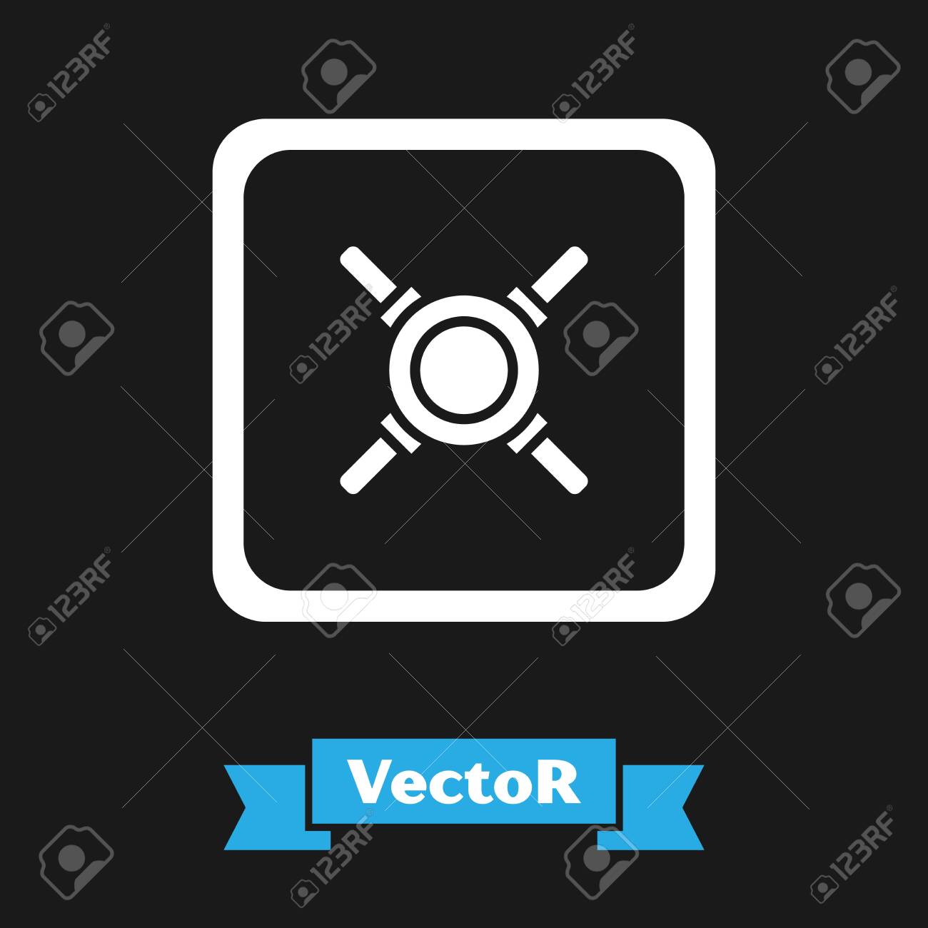 white safe icon isolated on black background the door safe a royalty free cliparts vectors and stock illustration image 133343325 123rf com