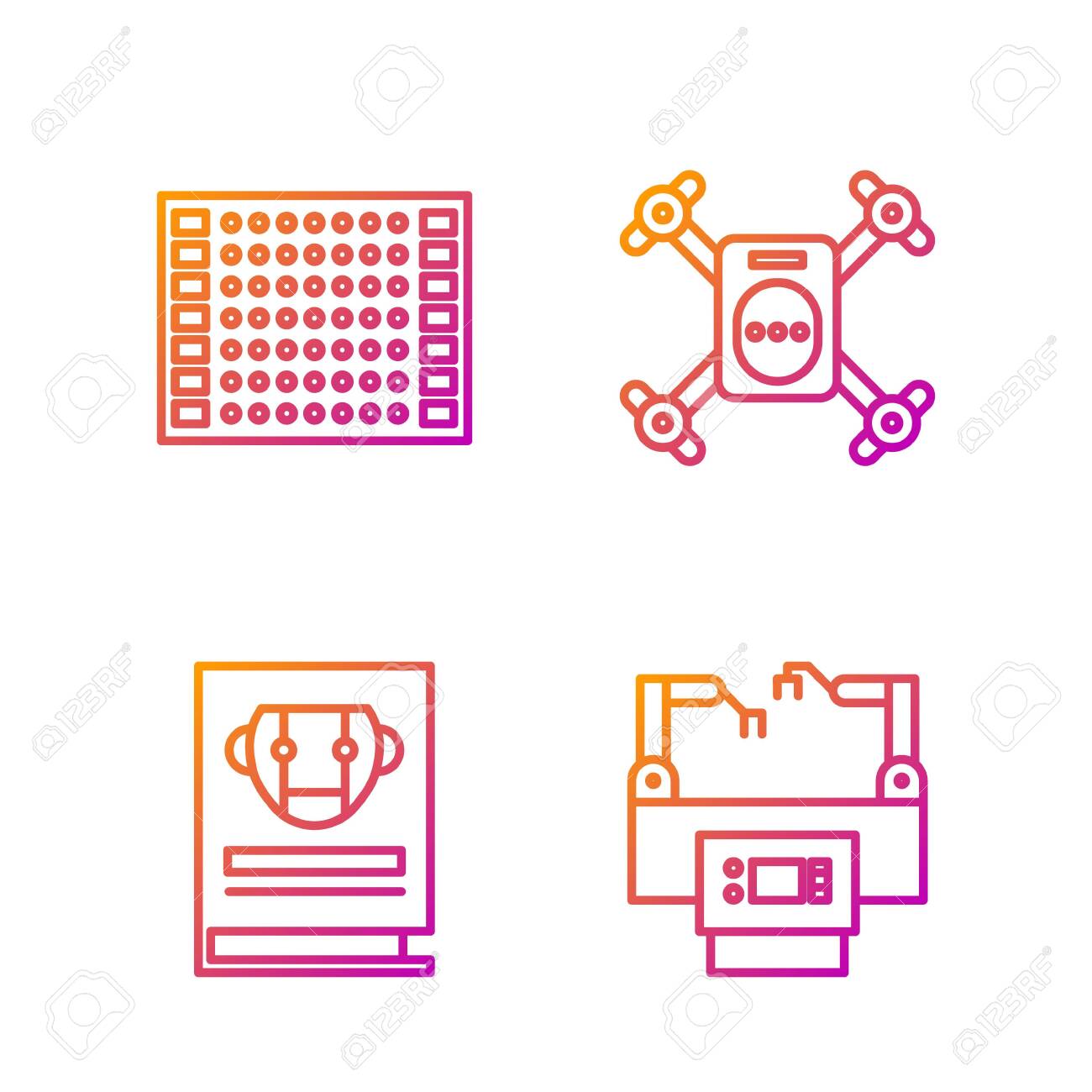 Set Line Assembly Line, User Manual, Printed Circuit Board PCB And.