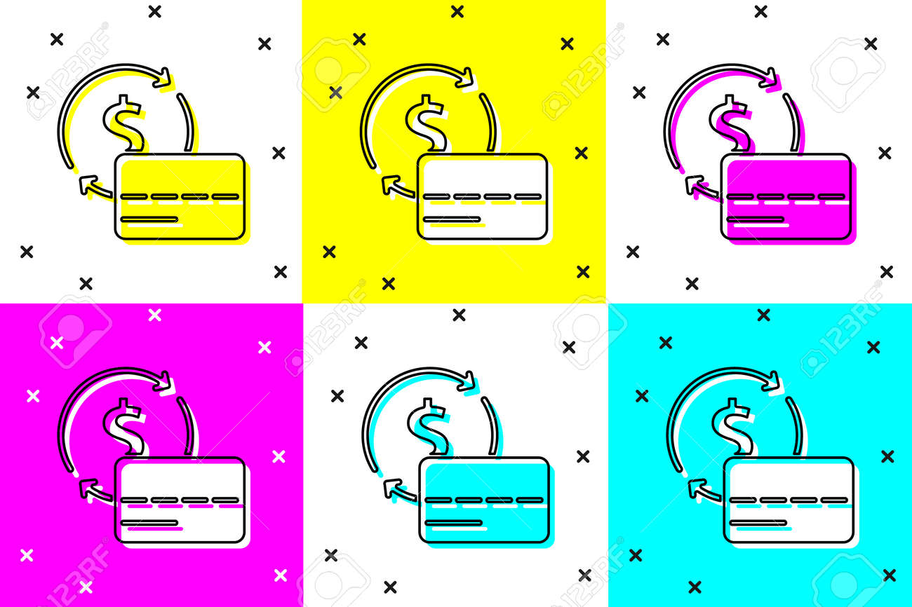 Set Credit card icon isolated on color background. Online payment. Cash withdrawal. Financial operations. Shopping sign. Vector - 170180481 Set Credit card icon isolated on color background. Online payment. Cash withdrawal. Financial operations. Shopping sign. Vector - 170180481