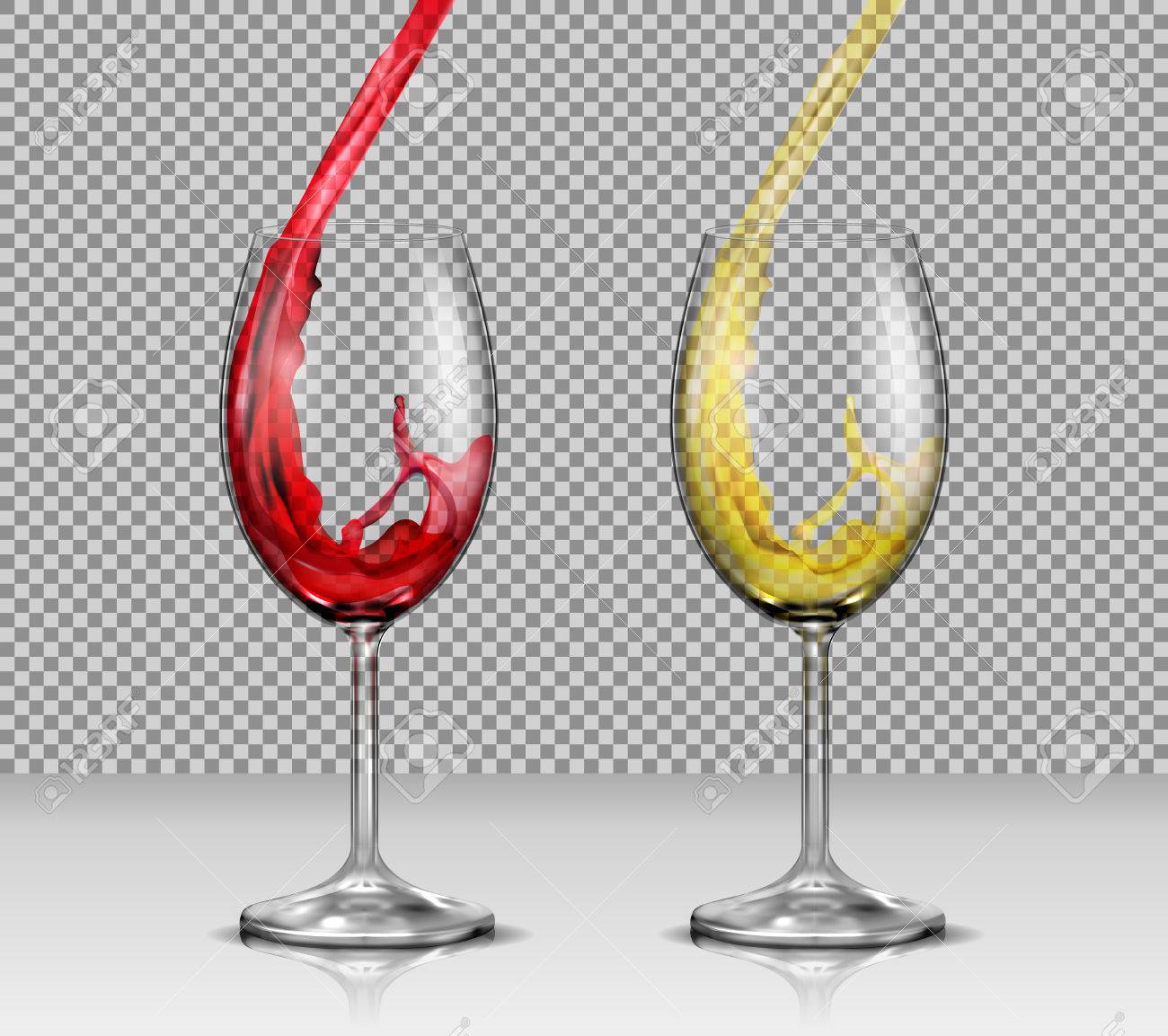 Set Of Vector Illustrations Of Transparent Glass Wine Glasses With White And Red Wine Pouring In Them, Isolated. Print, Template, Design Element Stock Photo, Picture and Royalty Free Image. Image 83360040. set-of-vector-illustrations-of-transparent-glass-wine-glasses-with-white-and-red-wine-pouring-in-them-isolated-print-template-design-element-stock-photo-picture-and-royalty-free-image-image-83360040