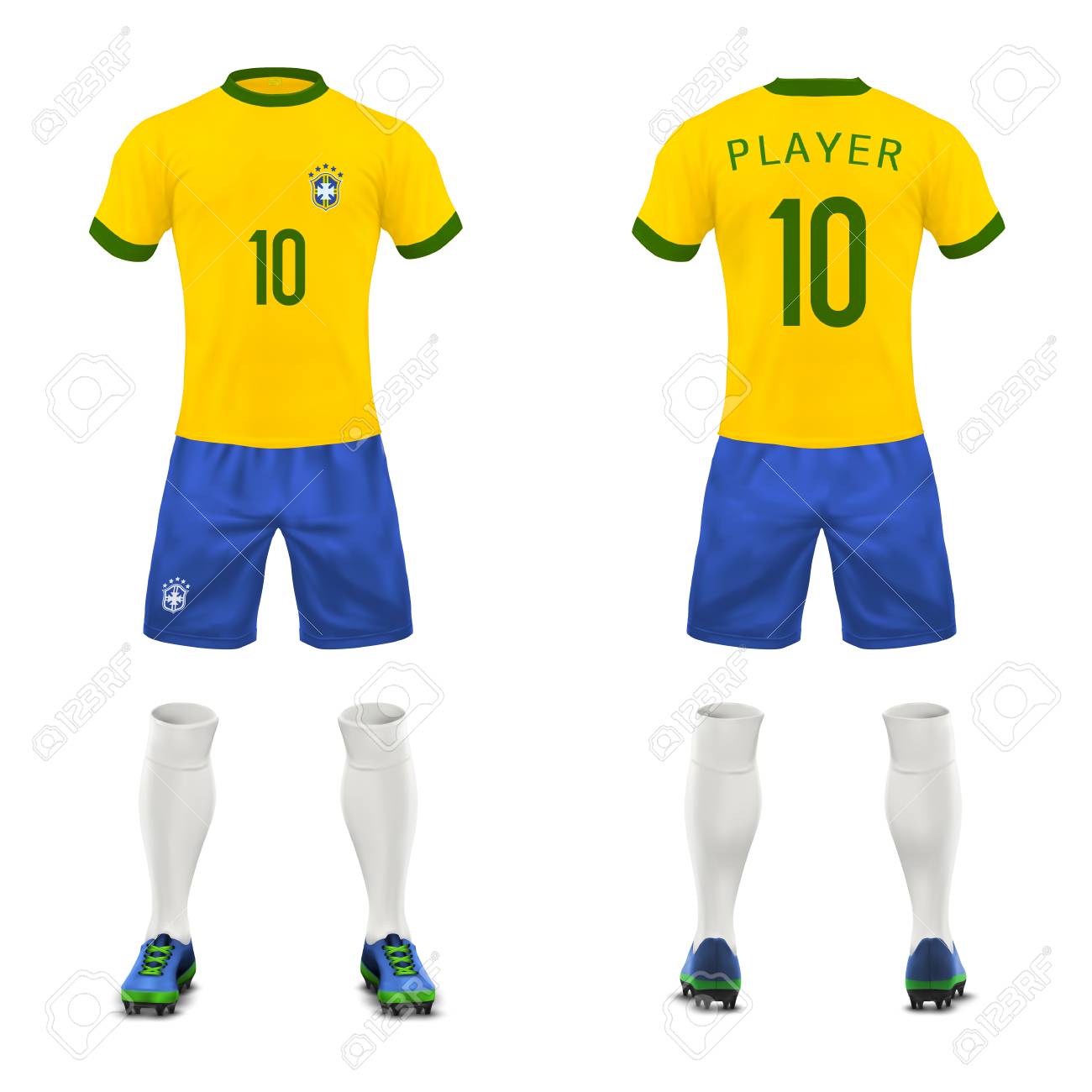 soccer player clothes