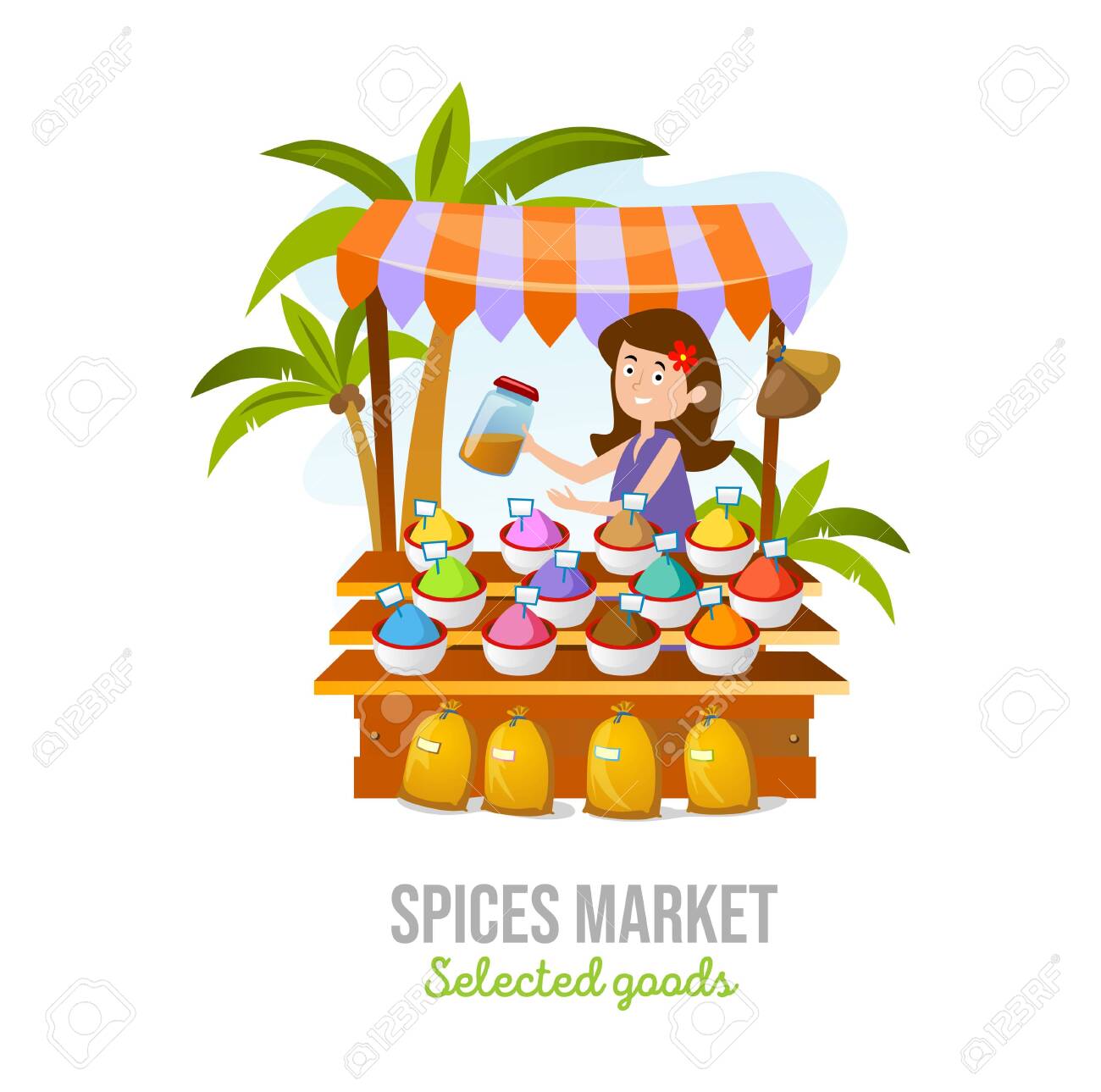 Spice Market Isolated On White Background. Cartoon Spice Shop. Local Business Vector Illustration Royalty Free SVG, Cliparts, Vectors, And Stock Illustration. Image 121638302. Spice Market Isolated On White Background. Cartoon Spice Shop. Local Business Vector Illustration Royalty Free SVG, Cliparts, Vectors, And Stock Illustration. Image 121638302.