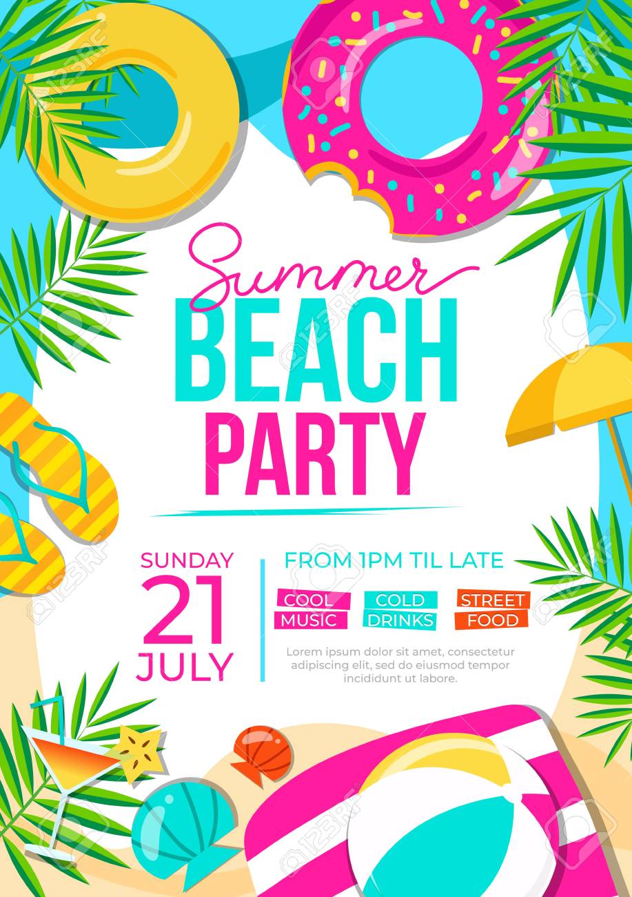 summer beach party invitations letter bestkitchenview co summertime party invitations