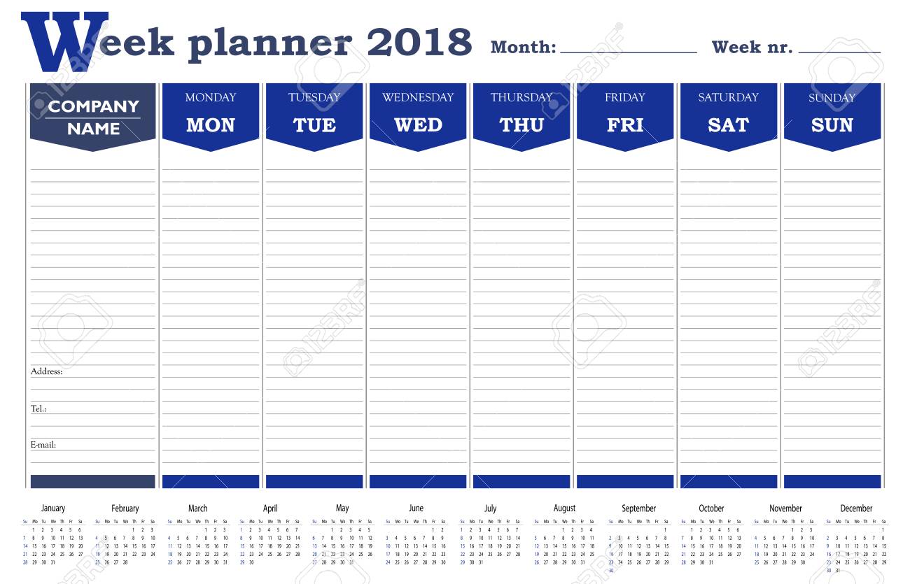 week planer