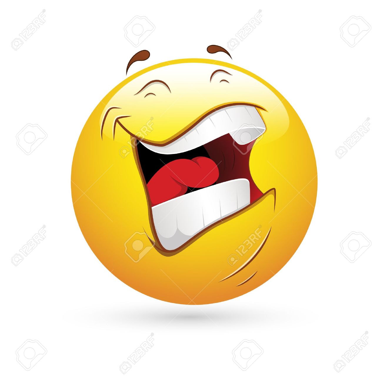 Smiley Emoticons Face Vector - Laughing - 15808664 Smiley Emoticons Face Vector - Laughing - 15808664